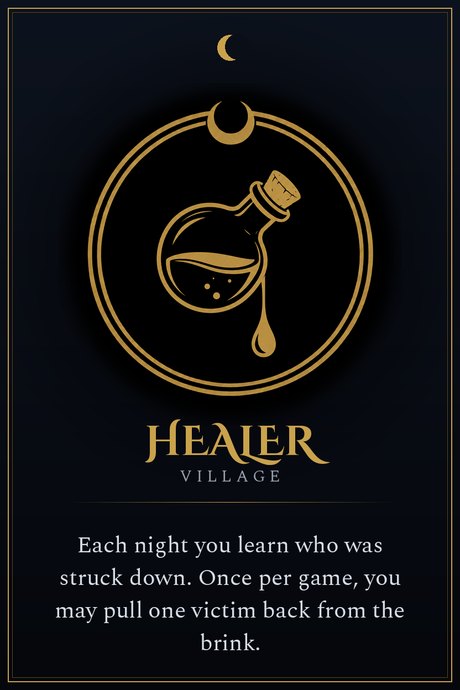 Healer role card