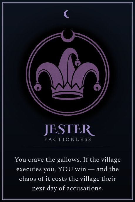 Jester role card