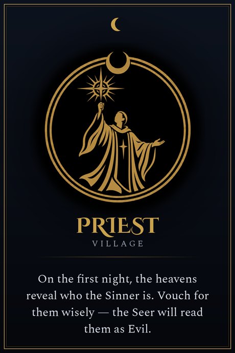 Priest role card